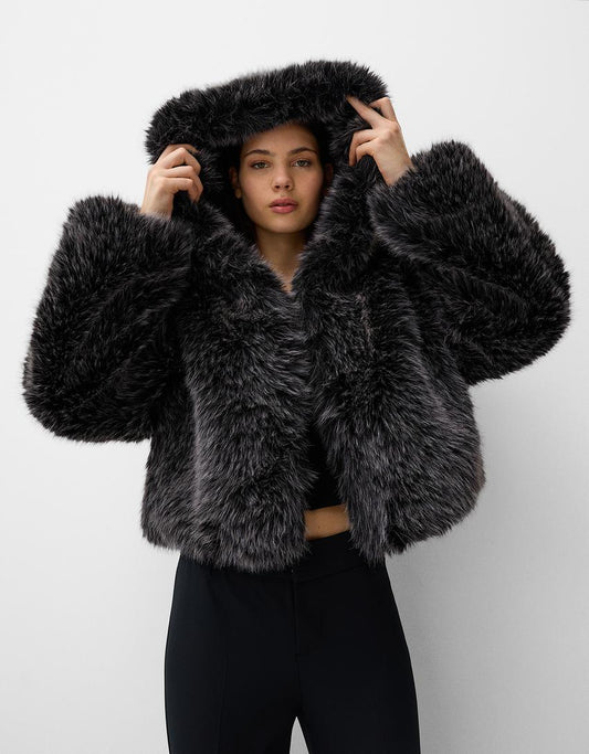 faux fur jacket