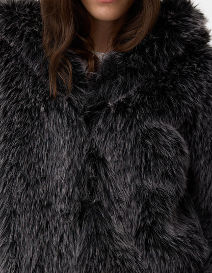 faux fur jacket